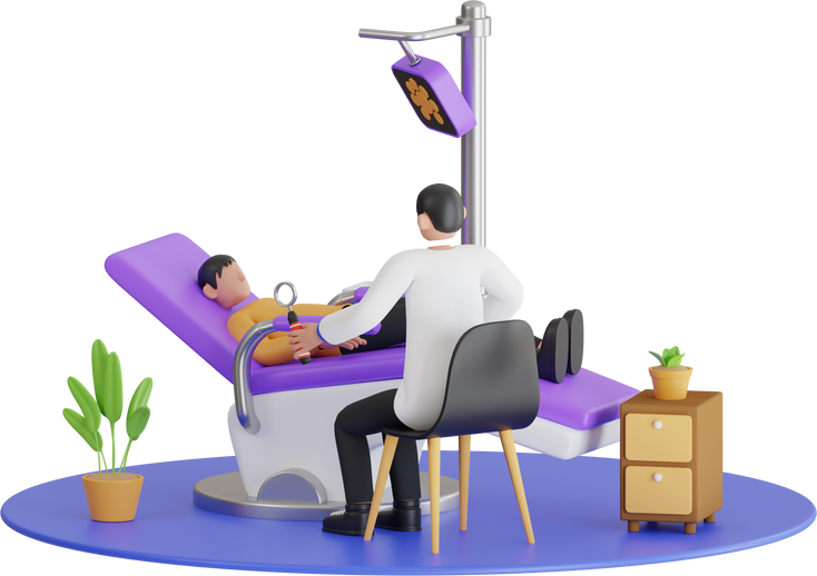 dentist 3d illustration